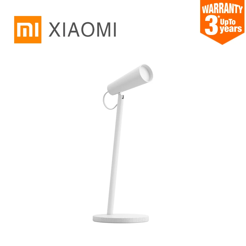 XIAOMI MIJIA Mi настольная лампа светодиодный смарт-настольные лампы маленький для учебы чтения офисный Настольный светильник портативный прикроватный ночной Светильник перезаряжаемый