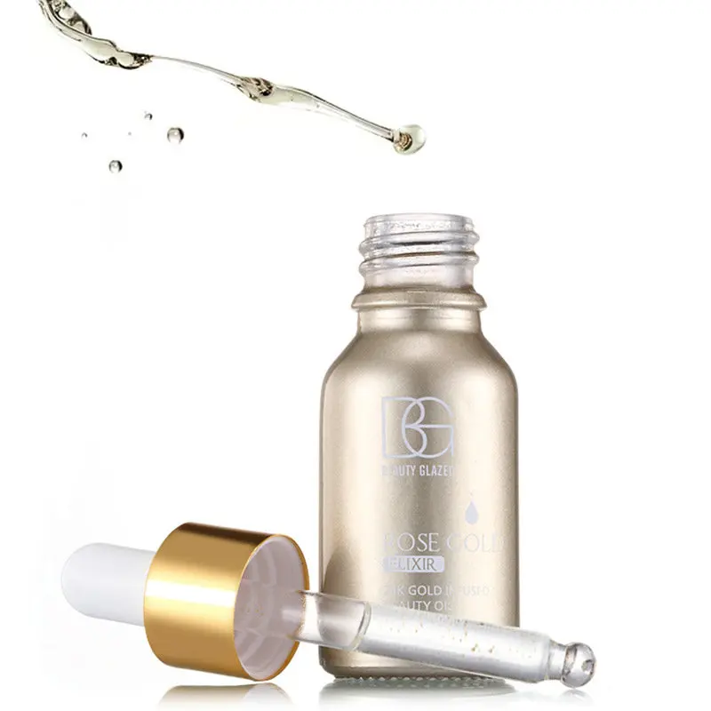 BG 2k розовое золото Elixir Infused Beauty Oil крем основа Essence для макияжа сыворотка