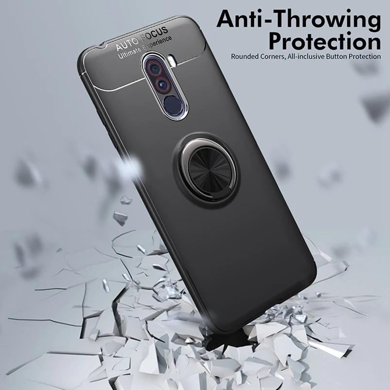 Poco f1 Case for Xiaomi Pocophone F1 Cover Holder Bracket Xioami RedMi Note 4 6 4X 5 Pro 5A Prime 4A 6A S2 Funda |
