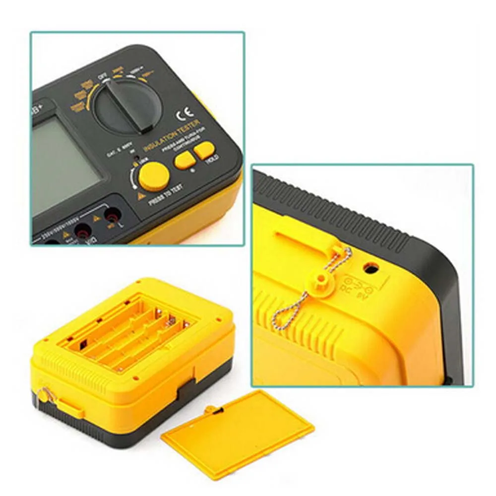 VC60B + цифровой тестер сопротивления изоляции мегометр мегомметр VICHY