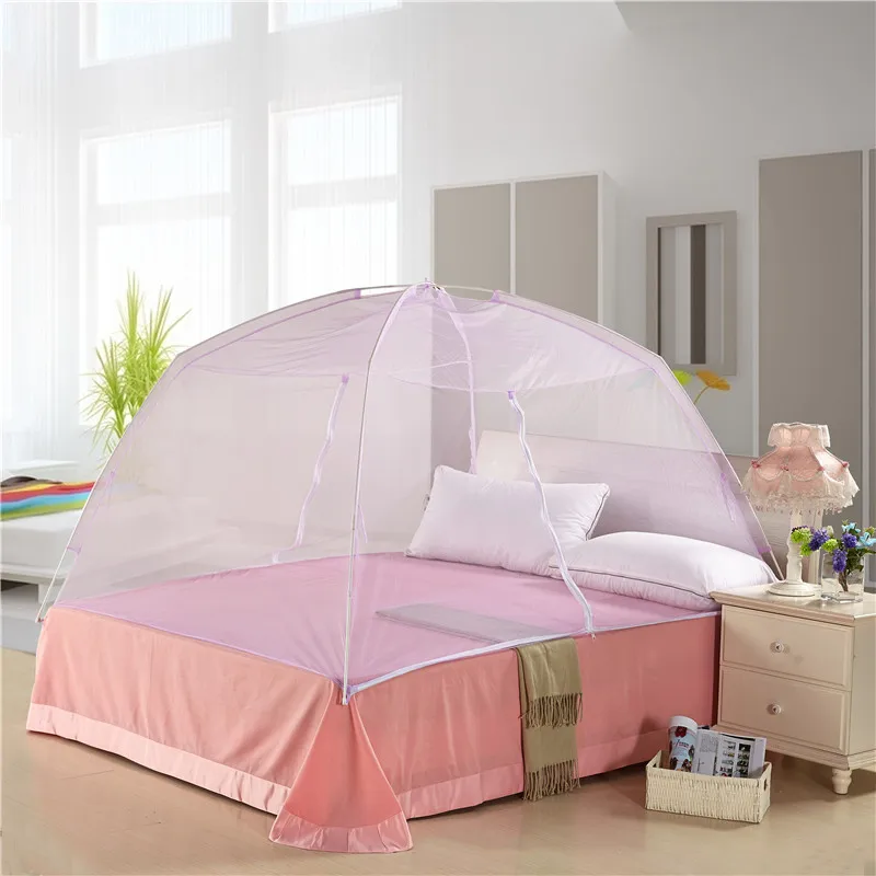 Новая летняя двухслойная Складная сетка кровать насекомое монгольская Юрта