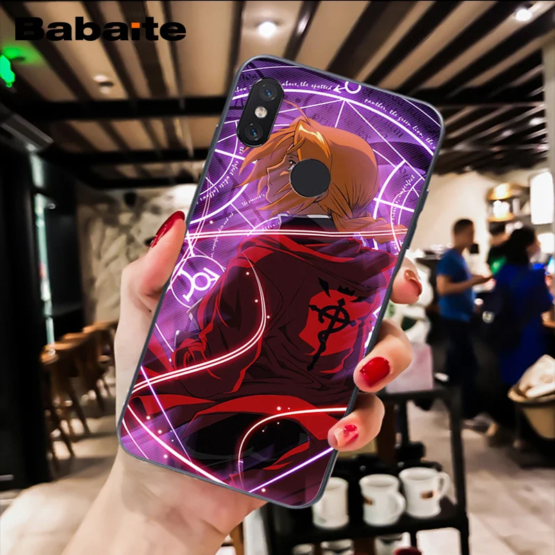 A7 Babaite Стальной алхимик братство чехол для телефона аниме для Xiaomi MiA1 A2 lite F1 Redmi8 4X 5Plus S2 Note7 8Pro 5A 6A - Цвет: A7