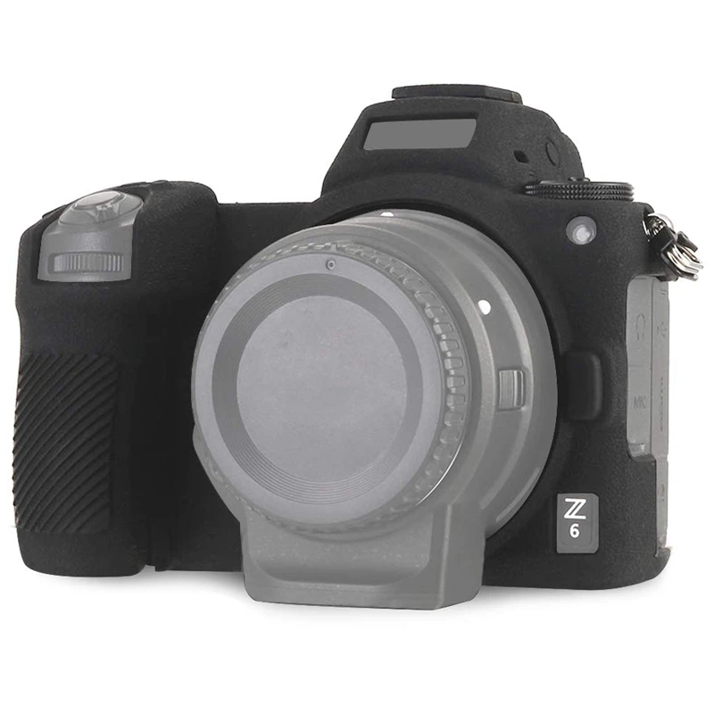 Силиконовый резиновый чехол для камеры Nikon Z6 Z7 съемный противоударный защитный