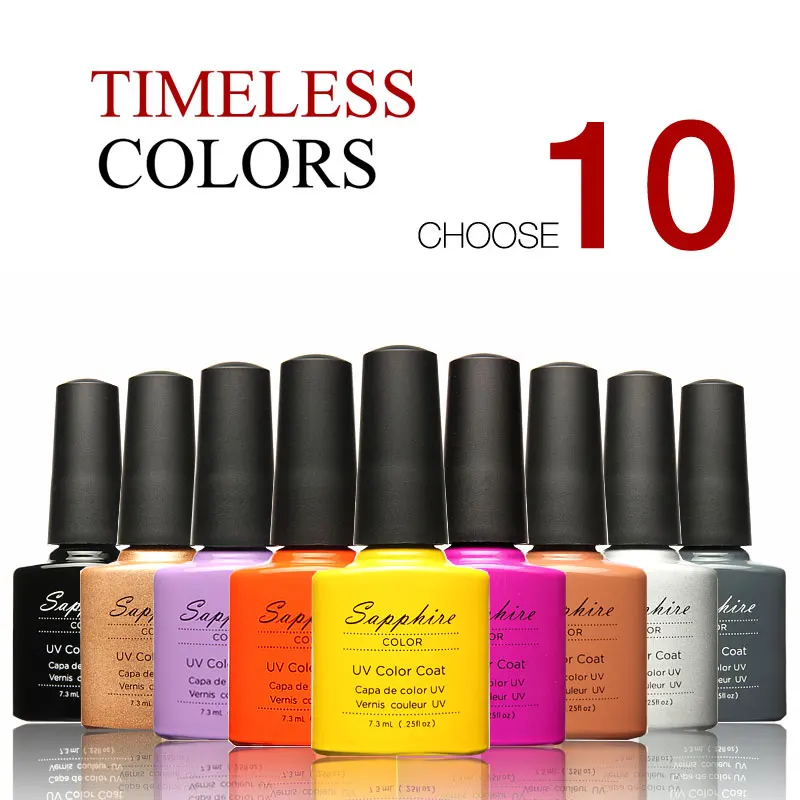 Профессиональные Сапфир Алмаз УФ Ногтей Гелем Польский Лак Базовый Слой +