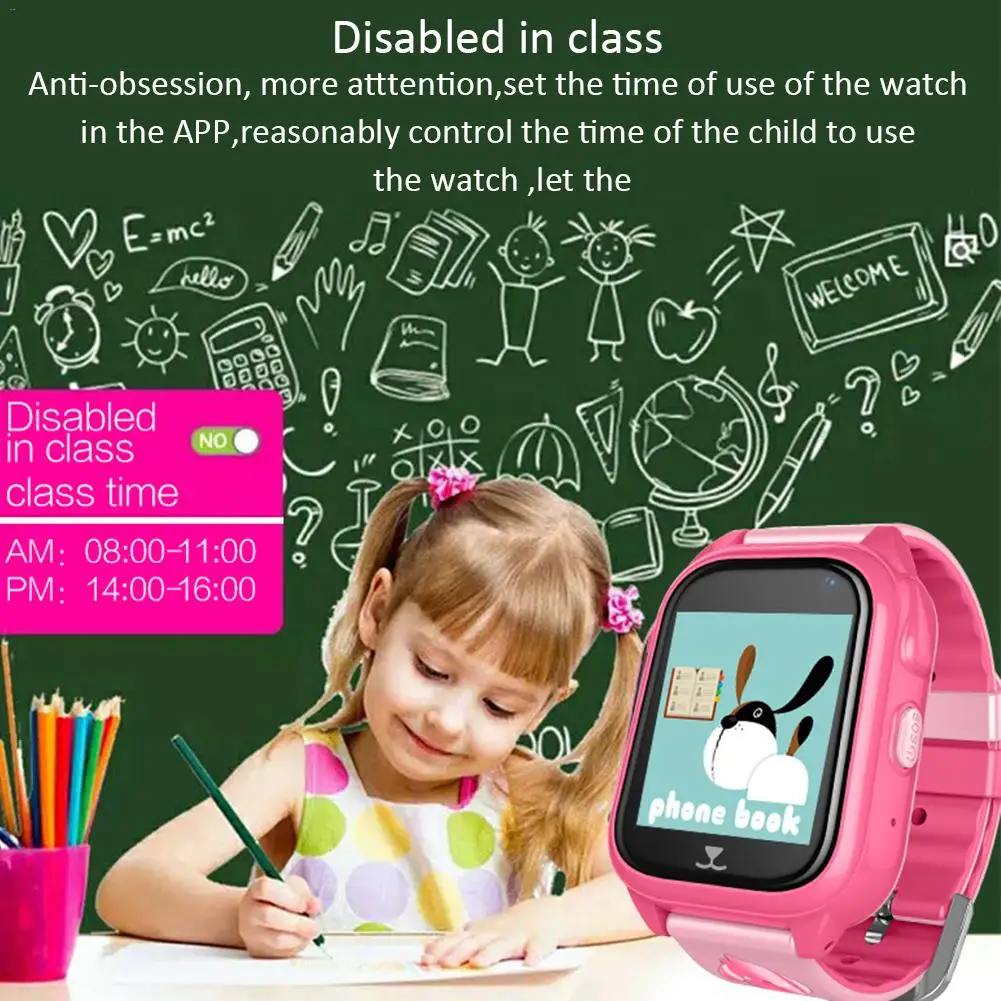 TWOX M06 Smart Watch Child GPS Phone Positioning 1.44 Inch Color Touch Screen For Children Q50 Waterproof Baby | Электроника