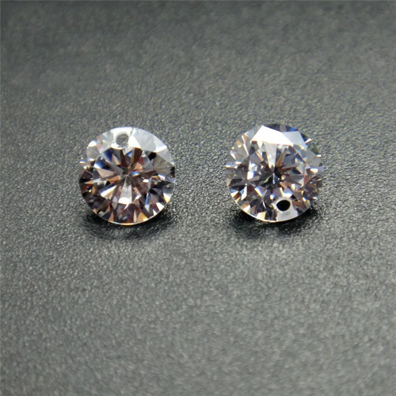 50 шт. Кристалл Циркон Камень Круглый Блестящий кубический цирконий камень с