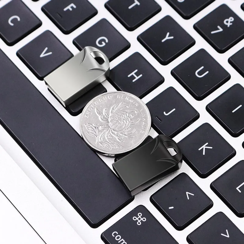 Супер мини USB флеш накопители 64 ГБ 32 флешка 16 8 металлический накопитель карта
