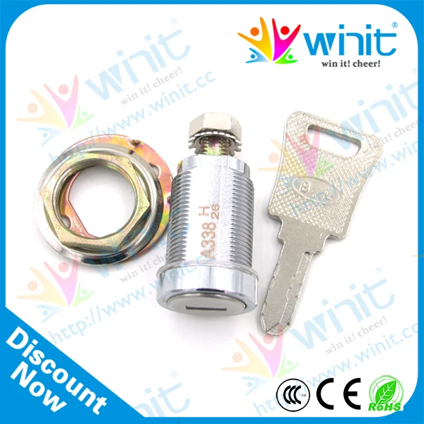 Лучшая цена Аркадный Игровой Автомат замок и ключ треугольный переключатель