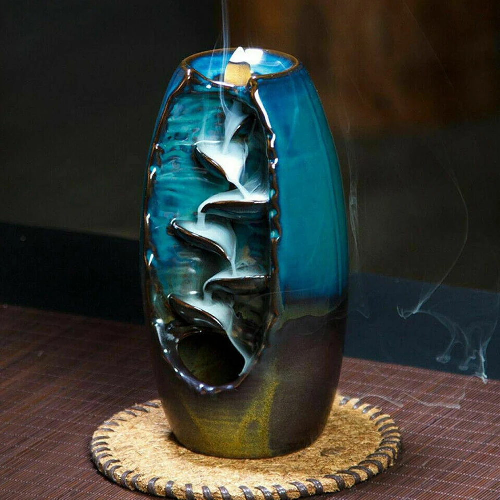 Blackflow водопад Ладан держатель дыма горелки поглотитель запаха Керамика для