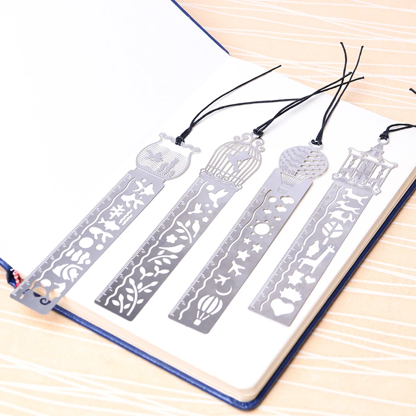 1 шт. Корейская Милая пустотелая Ретро многофункциональная линейка для рисования