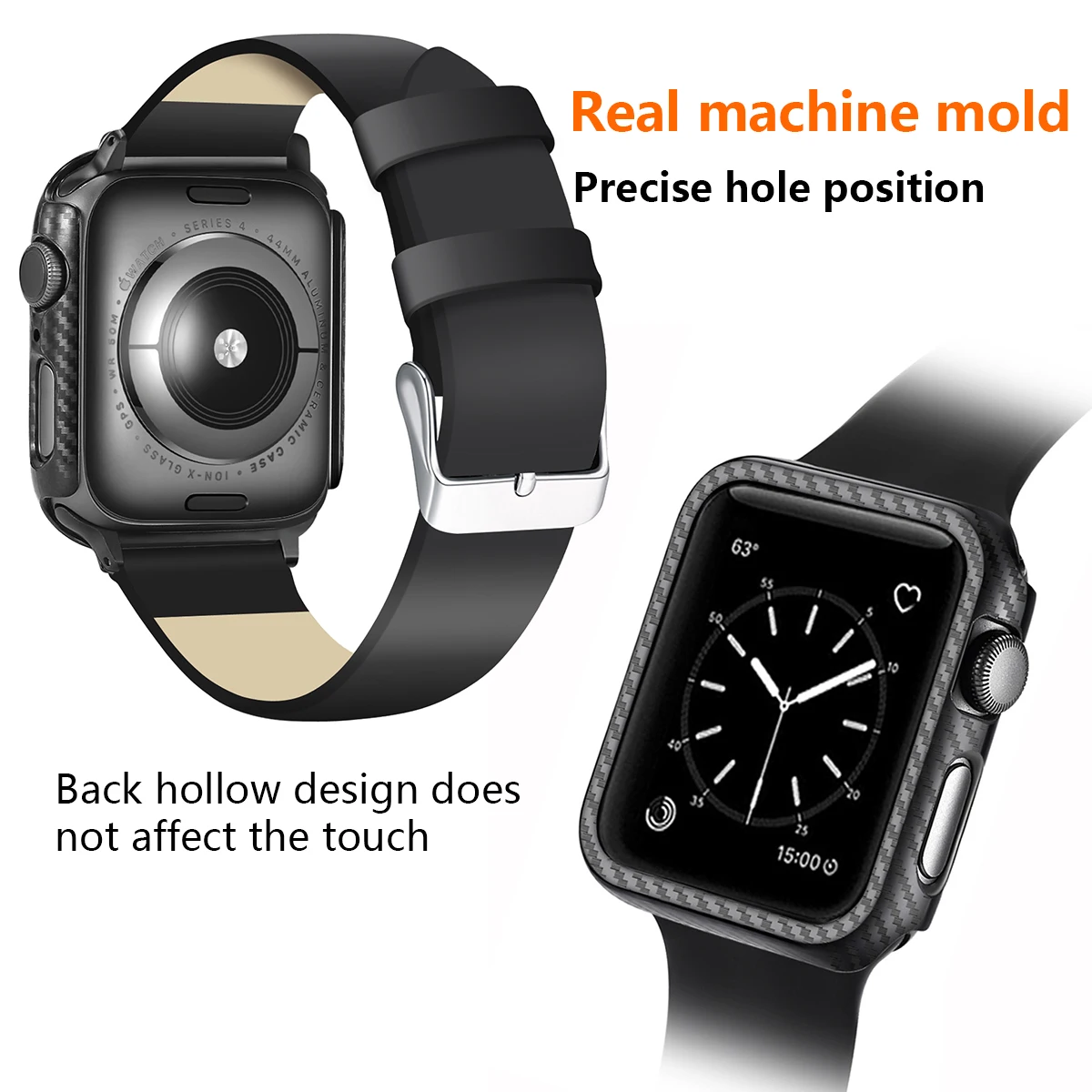 Watch Cover Case For Apple iWatch Series 4 3 2 1 Band 40mm 44mm Slim TPU Clear Carbon Protector IWatch 42mm 38mm | Мобильные