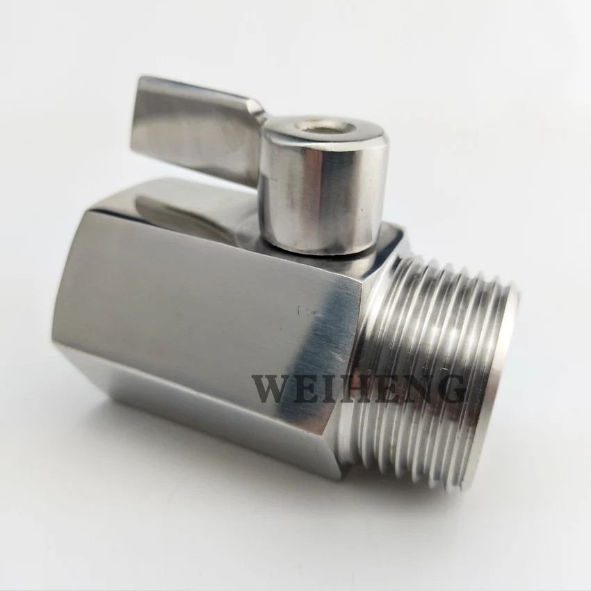 1/8 &quot-1 0&quot из нержавеющей стали 304 мини шаровой кран штекер к гнезду резьбовое