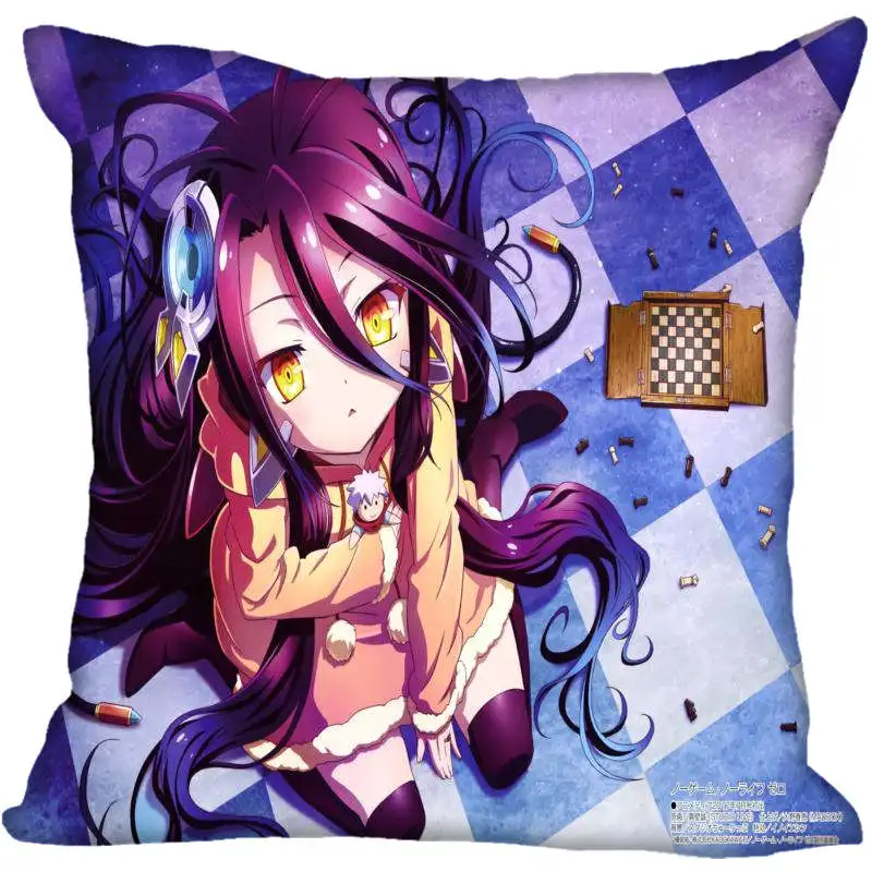 Горячая Распродажа Custom No Game Life Zero наволочка 40x40 см 45x45 60x60 (две стороны) dakimakura Home