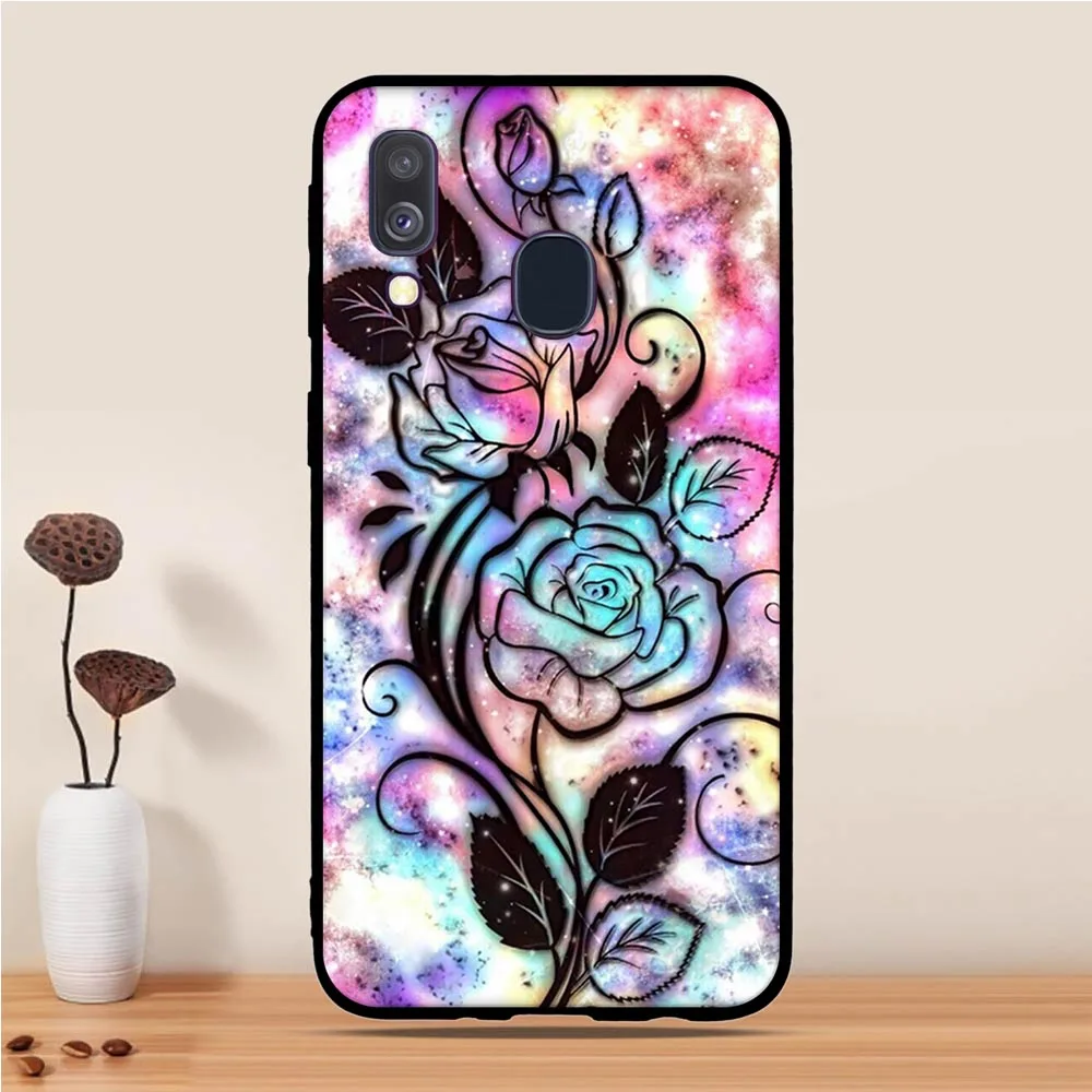 35 Чехол для samsung Galaxy A50 A30 A20 A40 A70 A10 чехол силикон для samsung Galaxy A10 чехол термополиуретановая накладка на заднюю панель для samsung A40 чехол - Цвет: 35