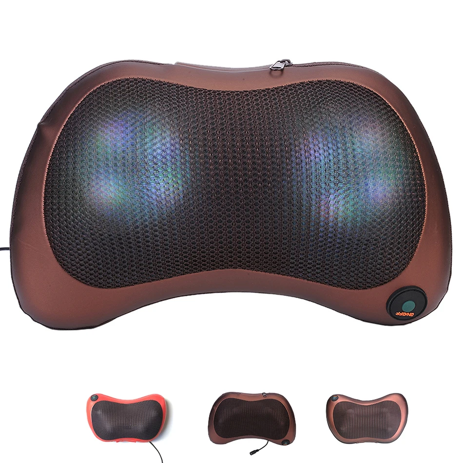 Шиацу 8 шариков Электрический массажер для глубокого разминания спины