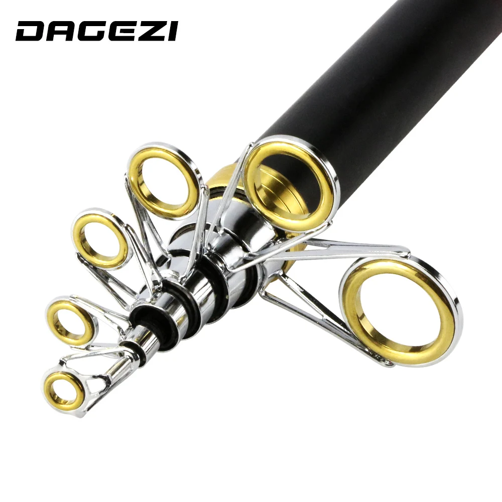 DAGEZI Новинка 2 1 м/2 4 7 м/3 0 6 м/м телескопическая удочка с металлическим основанием