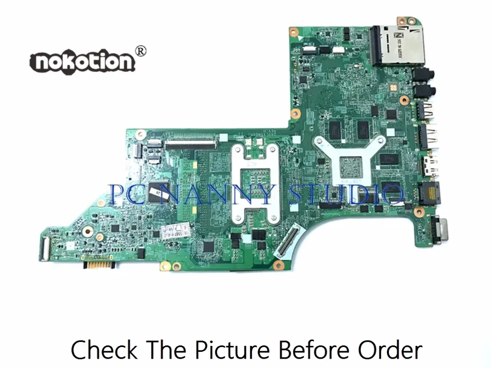 PCNANNY для hp Pavilion DV6-3000 DV6T DV6 материнская плата ноутбука 630278-001 DA0LX6MB6H1 HM55 DDR3 Поддержка