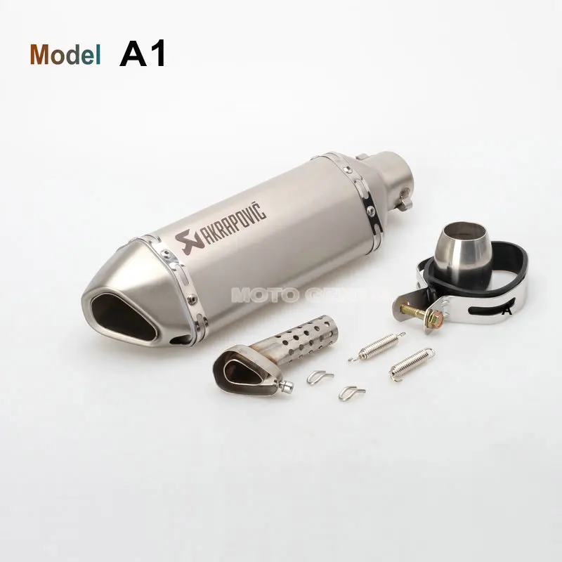 A1 Akrapovic выхлопная труба глушитель мотоцикла выхлопная система Moto Escape для Yamaha Honda Kawasaki - Цвет: A1