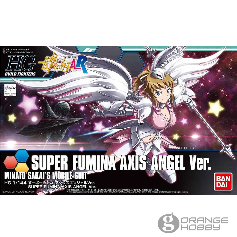 OHS Bandai HG Build Fighters 054 1/144 Super Fumina Axis Angel Ver. Комплект моделей для мобильных телефонов