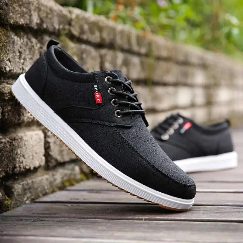 Кеды мужские дышащие холщовые кроссовки Повседневная легсветильник обувь для