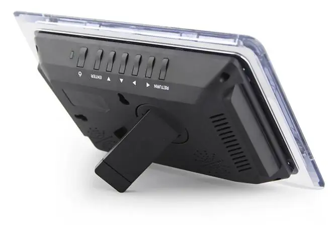 " TFT-LCD многофункциональная цифровая фоторамка MP3 MP4 плеер Будильник светильник мигающий пульт дистанционного управления
