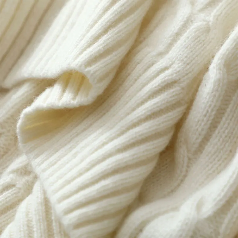 Winter Pullovers For Women 2019 New 100% Cashmere Sweater Women's White Turtleneck European Fashion Autumn Jumper | Женская одежда