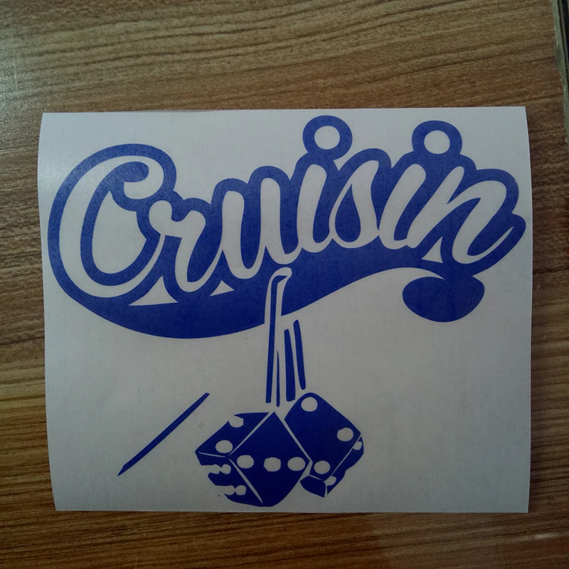 Для CRUISIN DICE JDM наклейка для автомобиля Decal Car Drift Turbo Euro Fast Vinyl | Автомобили и