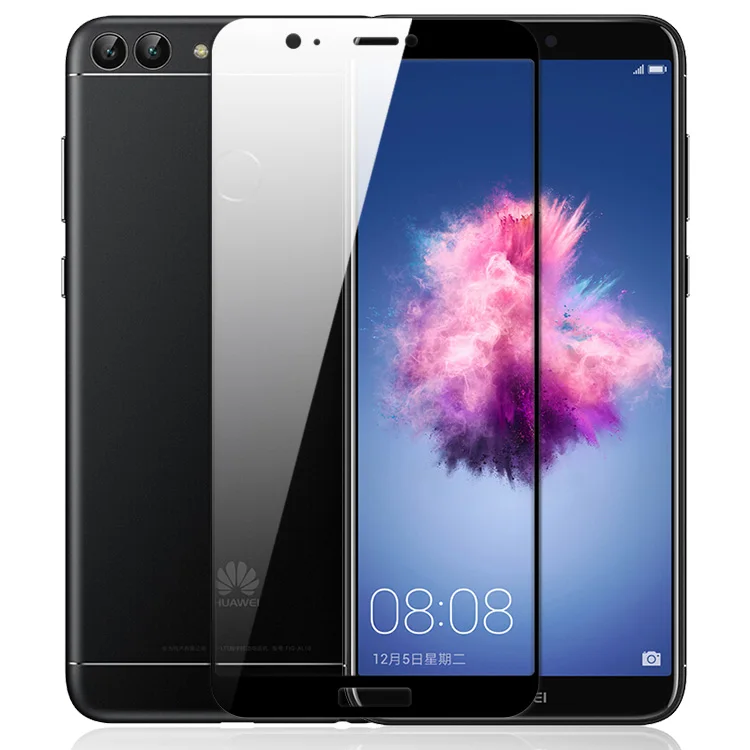 Закаленное стекло 9H с полным покрытием для Huawei P Smart Dual SIM защита экрана чехол PSmart