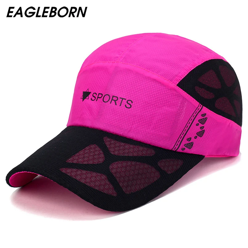 Eagleborn для мужчин и женщин Лето Snapback быстросохнущая сетчатая бейсболка кепка Кепка Солнцезащитная Bone кепки с сеткой