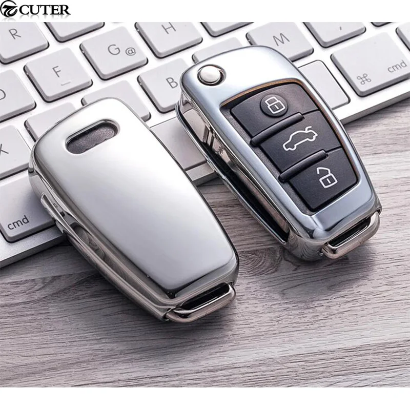 Лидер продаж ТПУ крышки ключа автомобиля чехол для Audi A4 A5 A6 A7 Q5 Q7 TT R8 RS4 RS5 RS6 RS7 S5 S6 S7