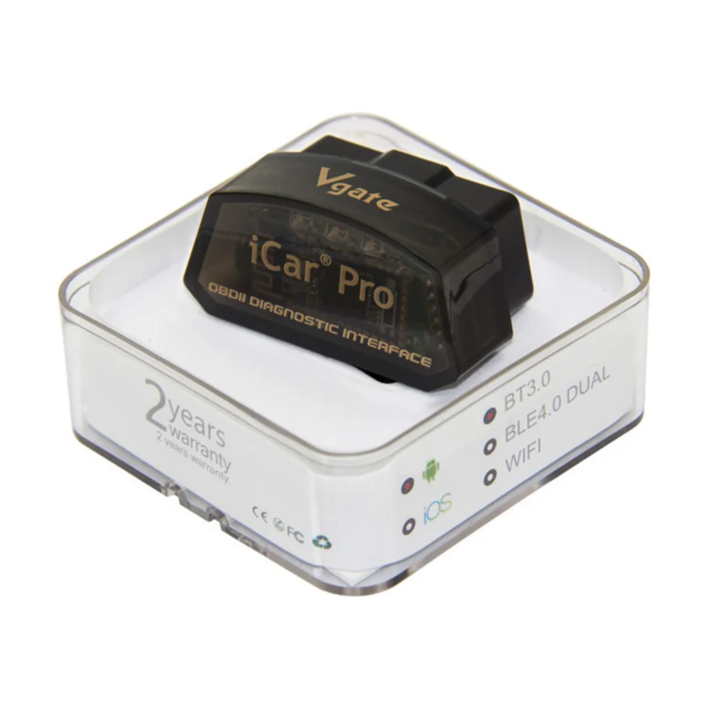 Тестер тормозной жидкости 2019 Vgate ICar Pro Bluetooth 3 0 OBD2 OBDII сканер диагностического кода