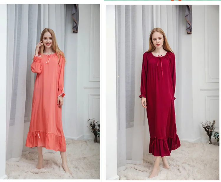Fdfklak M XXL размера плюс Женское ночное платье новые хлопковые ночные рубашки