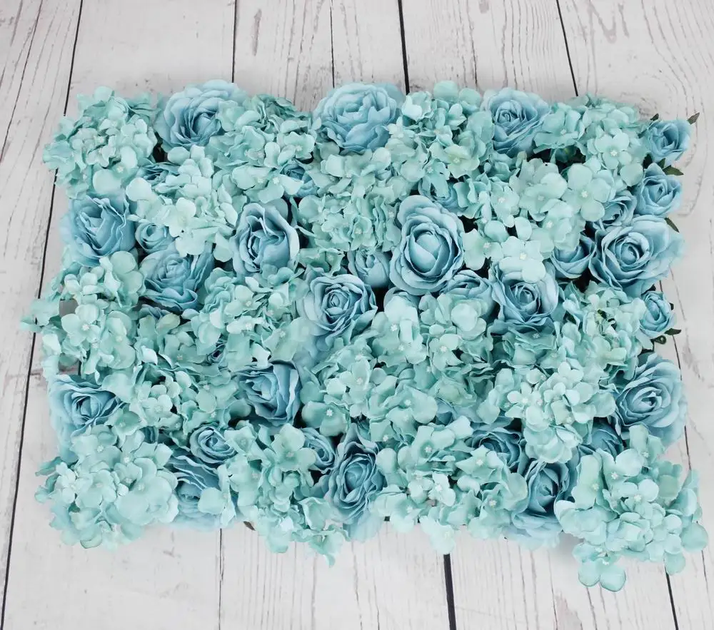 10pcs tiffany blue SPR 10 шт/партия искусственная Шелковая Роза цветок стены 10 цветов Свадебный фон газон/столб цветок дорога свинцовый домашний рынок украшения - Цвет: 10pcs tiffany blue