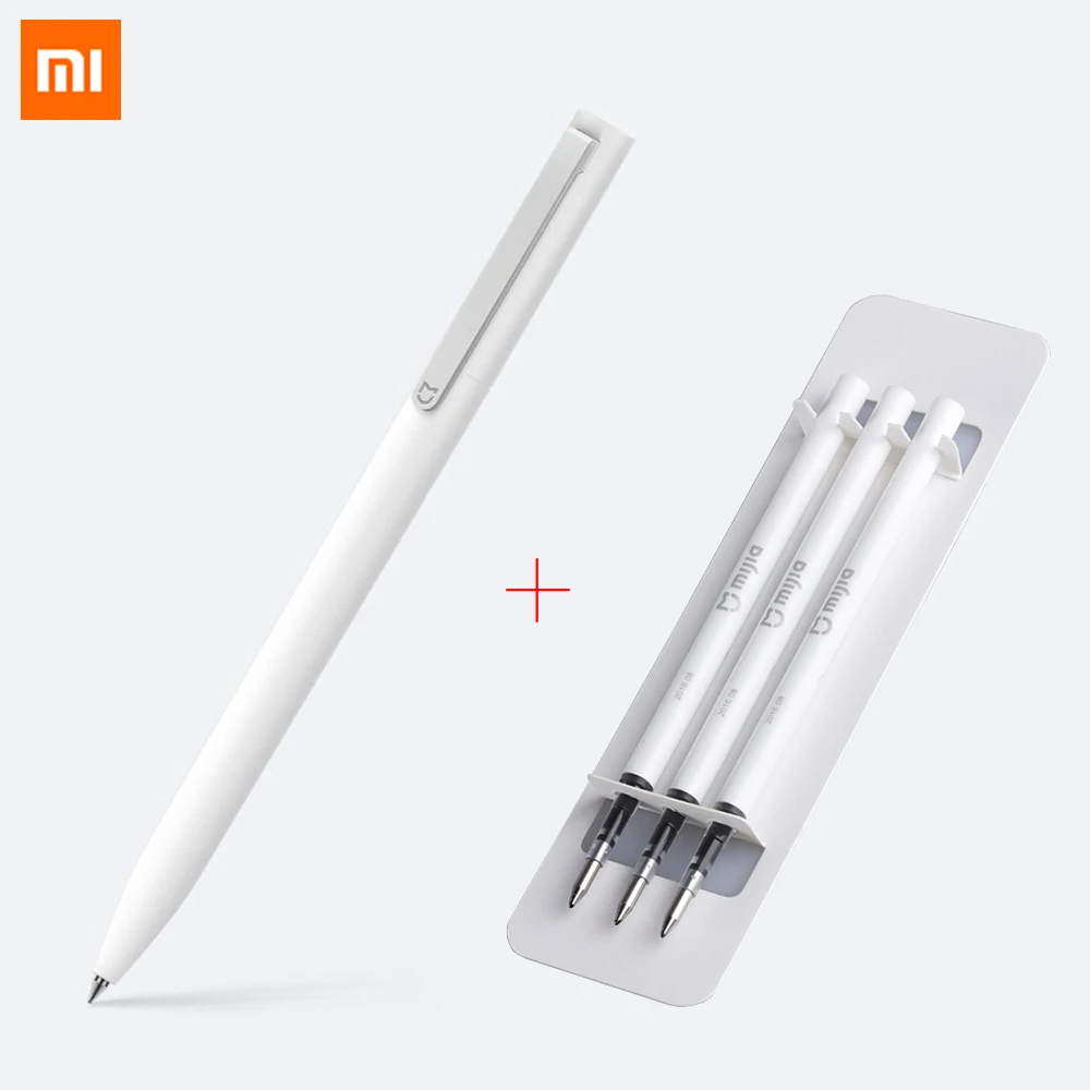 Xiaomi Mijia Sign Pen 9,5 мм ручка для подписи PREMEC гладкая швейцарская заправка MiKuni Япония чернила добавить Mijia ручка черный Заправка