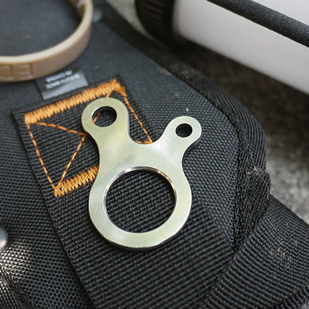 3 отверстия выживания нержавеющая сталь узел для лагеря Пряжка многоцелевой CNC