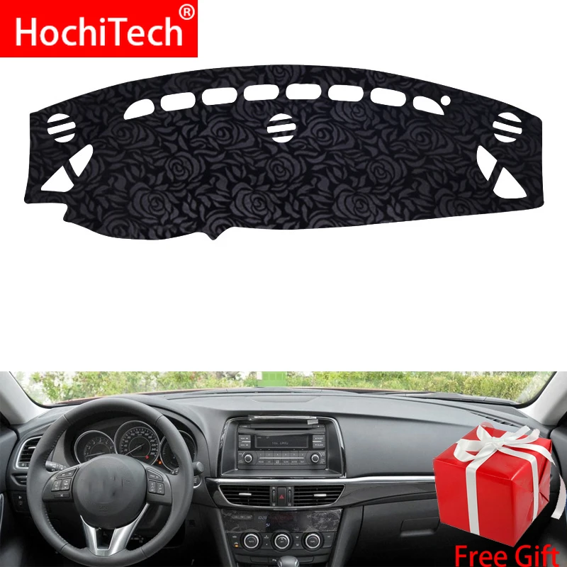 Роза шаблон нескользящий Dashmat Dash коврик приборной панели Крышка Pad Обложка ковер