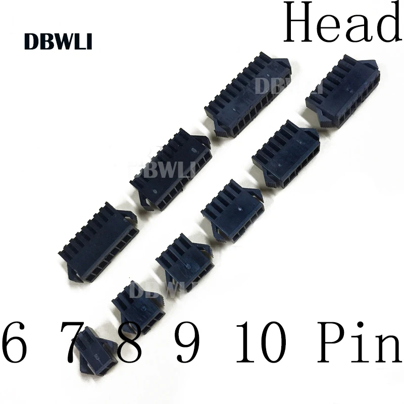 1000pcs SM2.54 male case socket 2.54 pair of plug locks 5P 6p 7p 8p 9P 10P SM 2.54 2.54MM