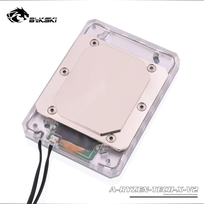Блок процессора Bykski для платформы AM3/AM4 + X399 процессор с водяным охлаждением