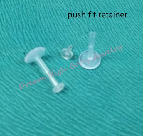 PUSH CLEAR BIOFLEX фиксатор Монро губ шпилька кольцо для козелка Fit LABRET 1 2x8 мм и 10 Бар 100
