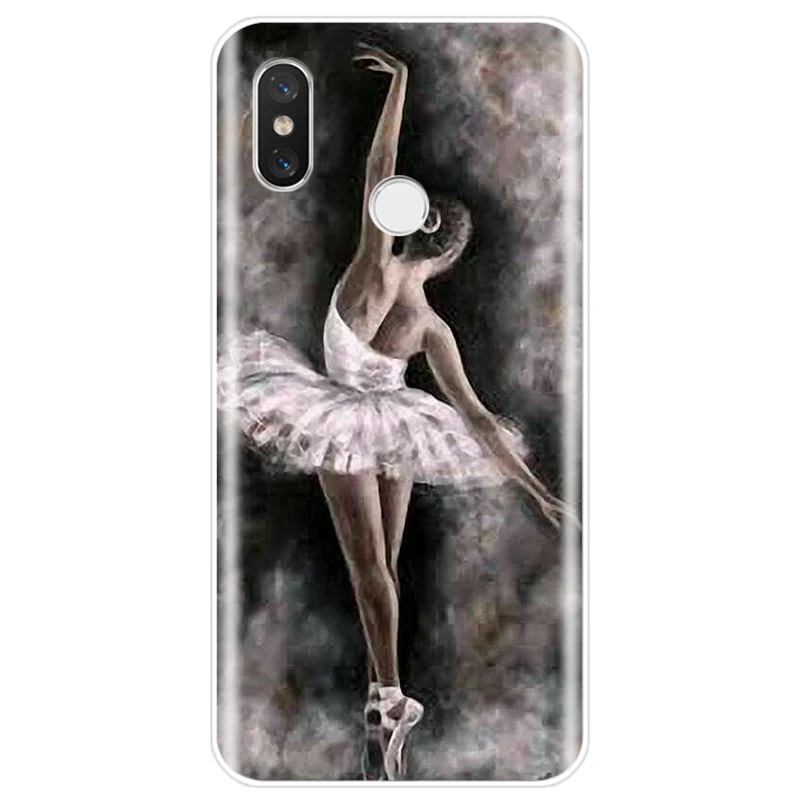 Балетные костюмы для девочек чехол телефона из мягкого силикона ТПУ с рисунком
