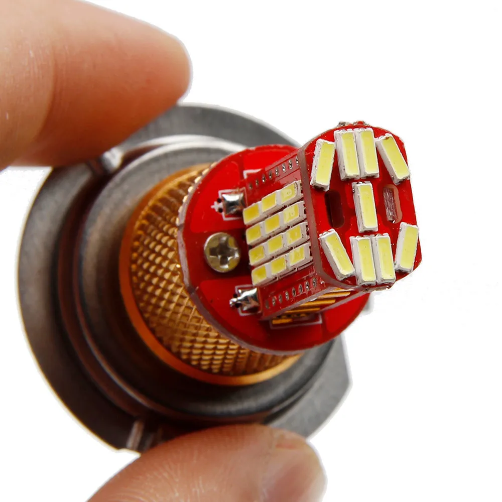 Комплект из 2 предметов белый Универсальная автомобильная H7 4014 Chip 12V 33 SMD