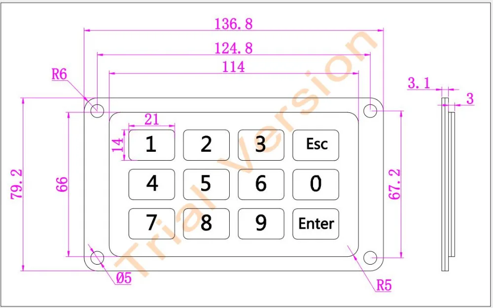 12  IP65 4x3