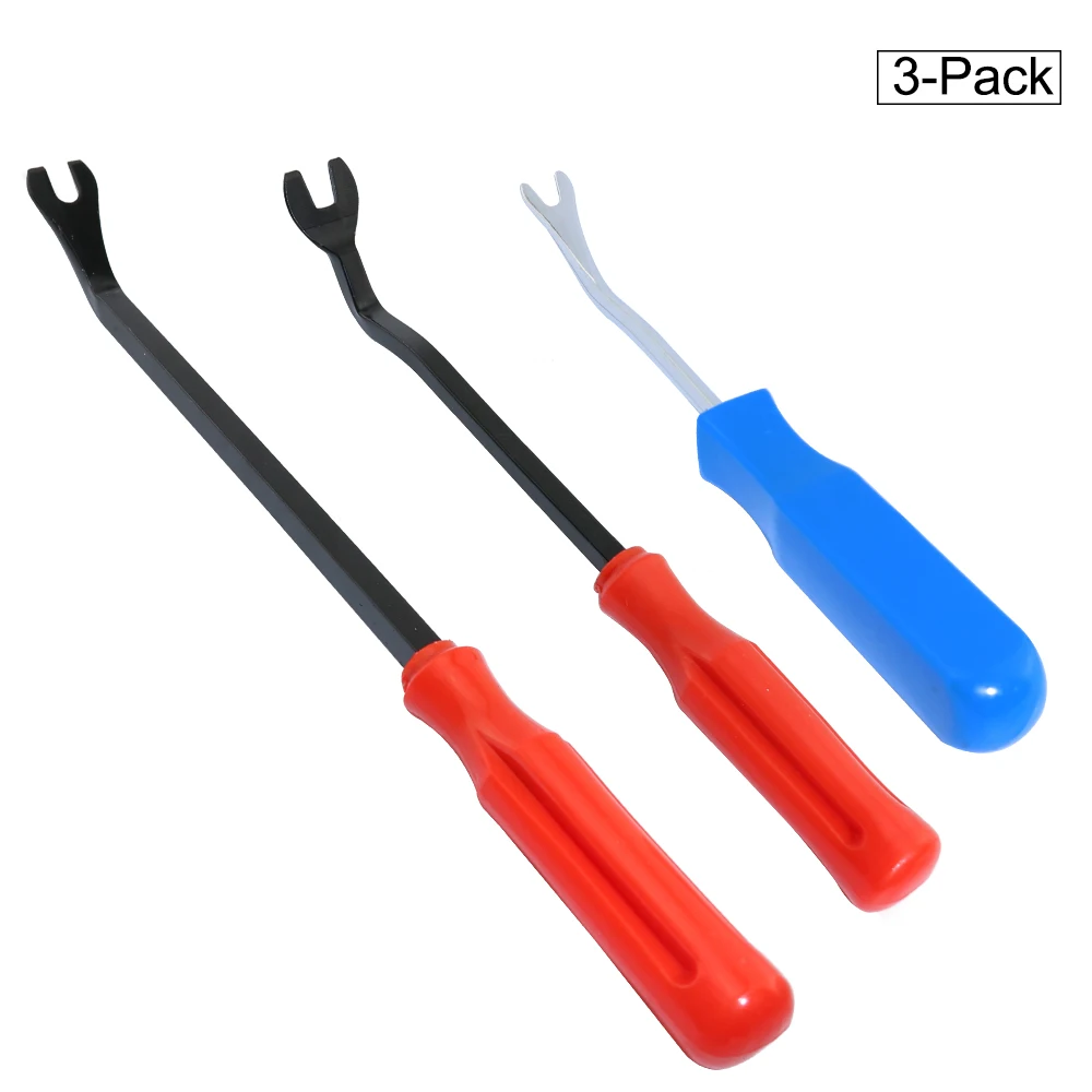 

3pcs Auto Door Upholstery Remover Car Buckle Starter Fastener Pry Removing Tool Disassemble Trim Clip Plier Repair Removal Tools