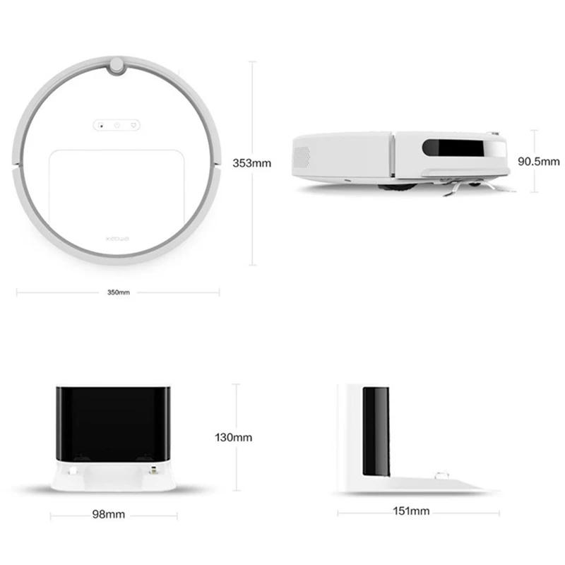 Оригинальный робот пылесос Xiaomi Xiaowa MI для домашней автоматической уборки пыли