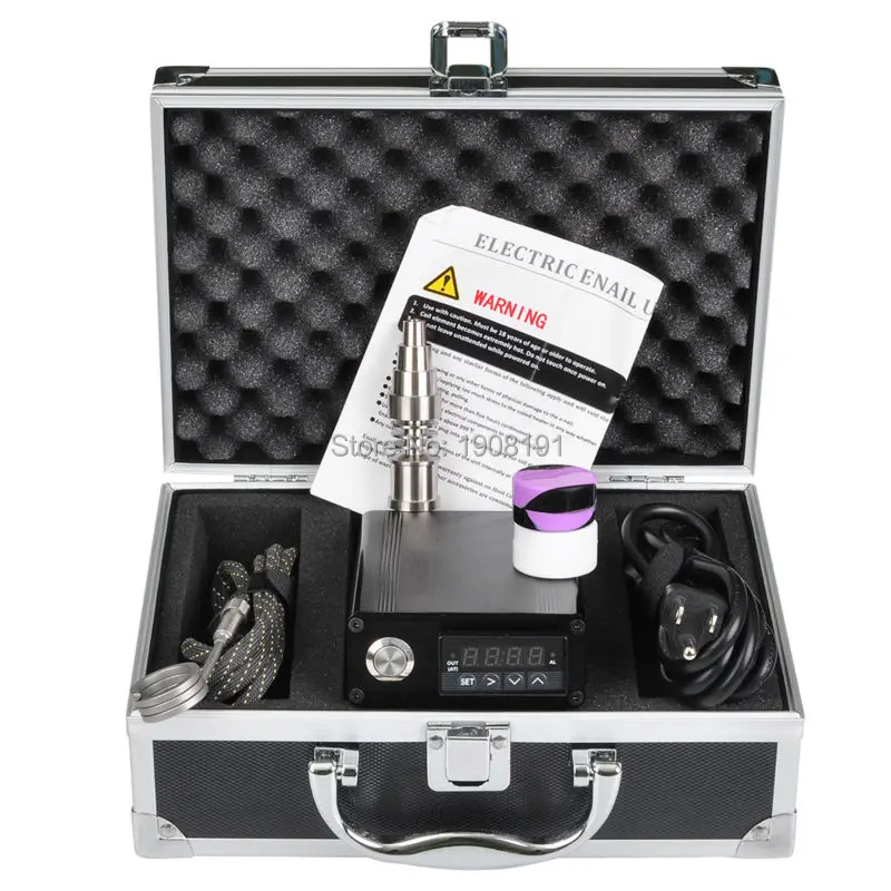 E набор для ногтей алюминиевый корпус титановый гвоздь с нагревателем катушки