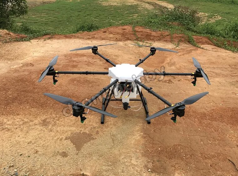 JMRRC 1650 мм Колесная база сельскохозяйственное распыление Drone 15 кг 15L резервуар для воды 30 мм рукоятка 2,5 мм углеродное волокно складной UAV гексакоптер