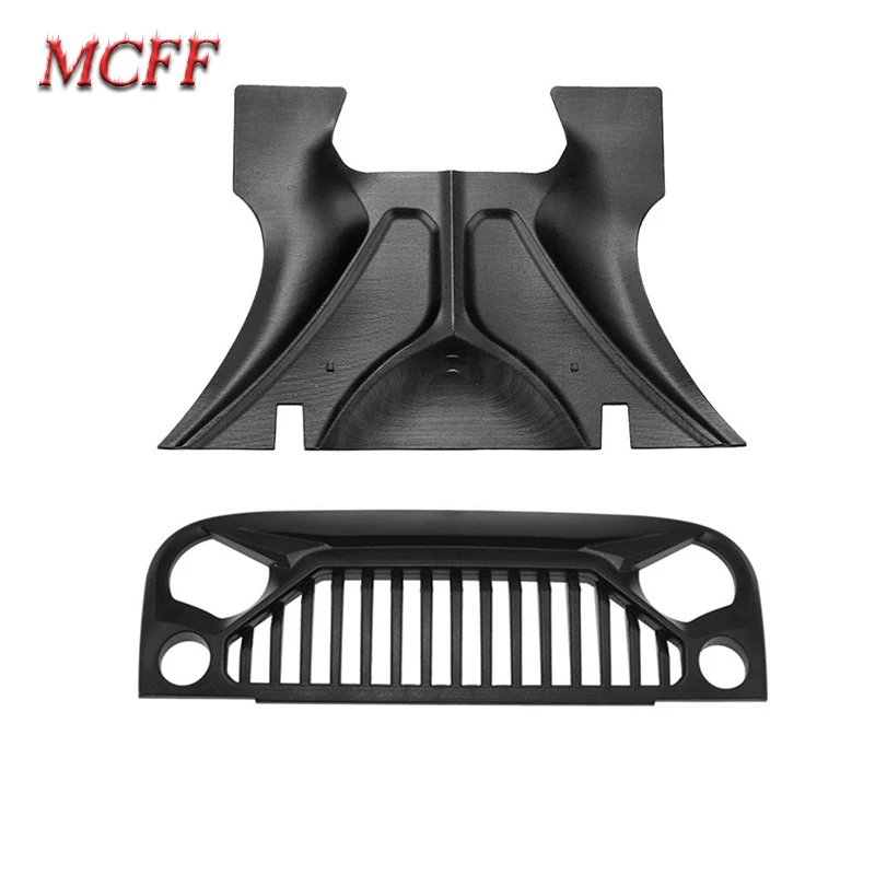 Впускная решетка для автомобиля RC Передняя лицевая и моторная капот 1/10 Rock Crawler Axial