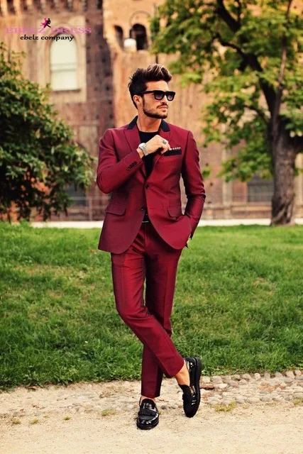 TPSAADE ярко-синий Повседневный блейзер для мужчин свадебные костюмы выпускного