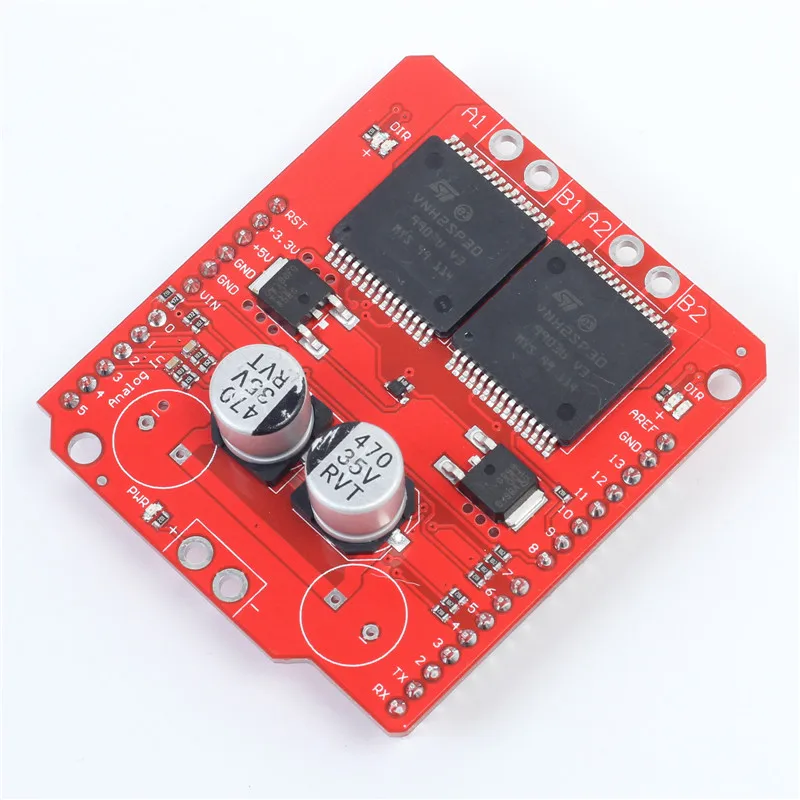 Новая версия Монстр мото щит vnh2sp30 30A Шаговые двигатели Драйвер платы вождения