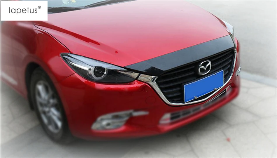 Lapetus Аксессуары для Mazda 3 AXELA Sedan хэтчбек 2017 2018 передний капот сетка решетка бампер
